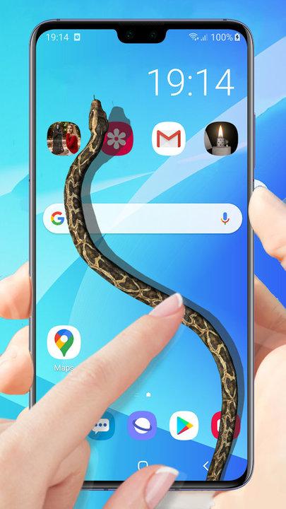 蜘蛛屏幕模拟恶作剧app下载,蜘蛛屏幕模拟,恶搞app,整蛊app
